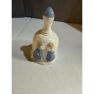 Treasure Masters Kissing Angels Porcelain Bell - TM Korea marked